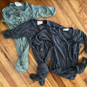 Baby Knotted Sleep Gowns Bundle